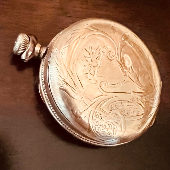 🌟HP🌟RARE ANTIQUE ELGIN HUNTER POCKET WATCH - Picture 4 of 16